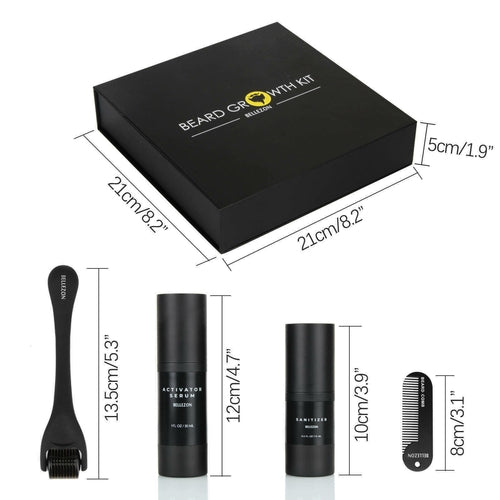 Skäggkit med skäggväxtserum